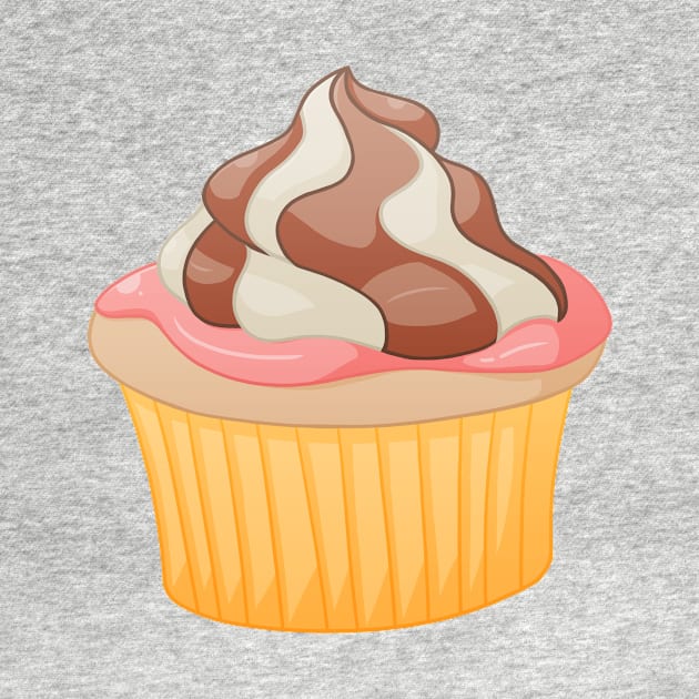 Swirl Cupcake by nickelcurry